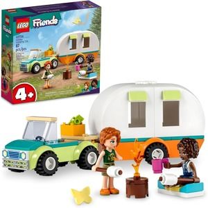 LEGO Friends Holiday Camping Trip 41726, Toy Caravan with Medium, Multi-color